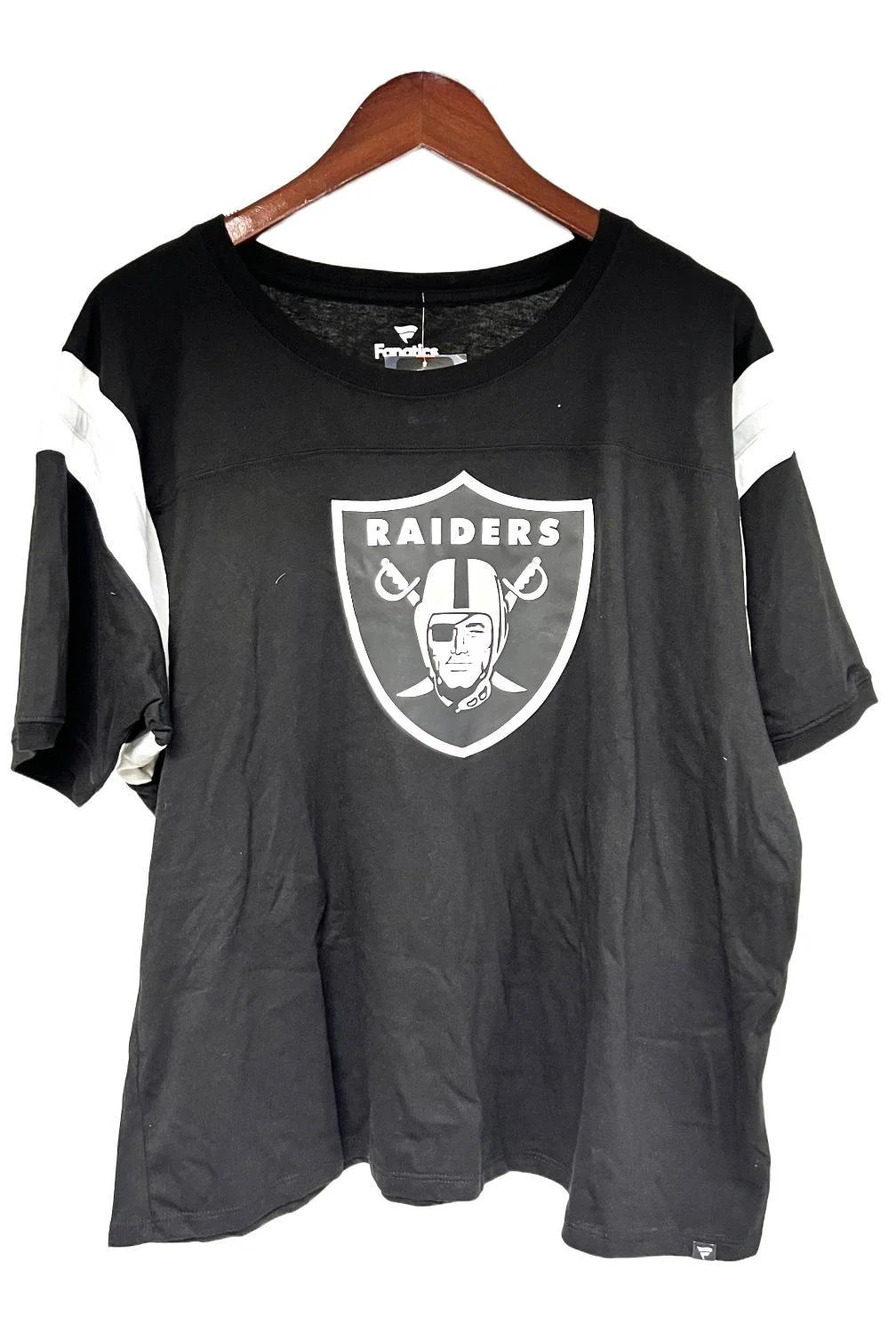 NFL Women's Team Logo Short Sleeve T-Shirt Raiders - Regular